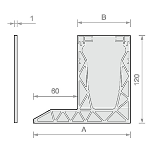 visuel2 Embout de finition ferme pour profil DEF 810 DK