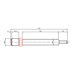 visuel2 Guide de porte à olive sur axe