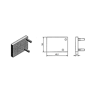 visuel1 Kit de 2 embouts pour rail Cube