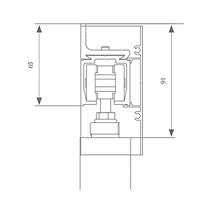 visuel2 Embout de finition pour profilé de recouvrement plafond AM9.938