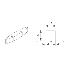 visuel1 Profilé de guidage inférieur Robuste