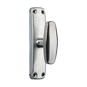 visuel1 Crémoneen applique à bouton inox 3BX