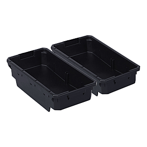 visuel1 Lot de 2 bacs de rangement large et fin pour Maktrak