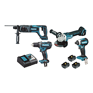 visuel1 Pack électroportatif 4 machines DLX4080TX1