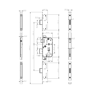 visuel2 Serrure à encastrer 736