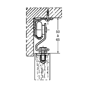 visuel2 Monture tube simple fixation sur chant