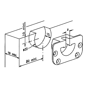 visuel5 Platine de renforcement pour monture Cadette et Supercadette