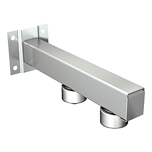visuel1 Guide de porte supérieur à double olive montée sur cage à rouleaux