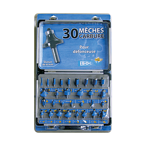 visuel1 Coffret 30 fraises à bois carbure