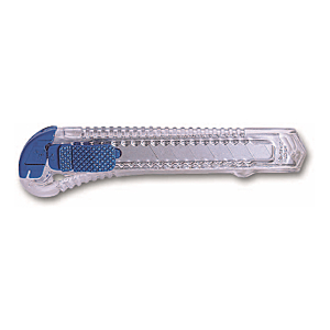 visuel1 Cutter plastique transparent à lame sécable