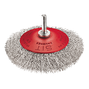 visuel1 Brosse acier conique pour perceuse