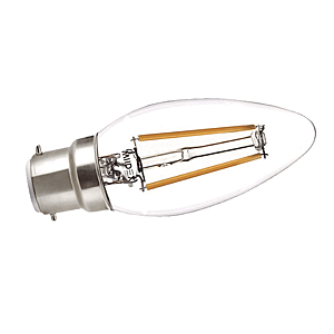 visuel1 Ampoule flamme LED à filament B22