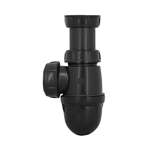 visuel2 Siphon universel noir lavabo/évier
