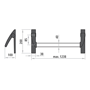 visuel6 Kit barre anti-panique TWIST