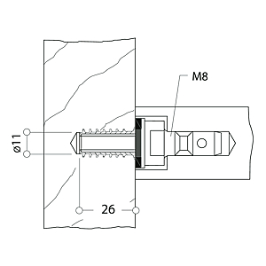 visuel3 Kit de fixation pour bâton de maréchal MU1.3R