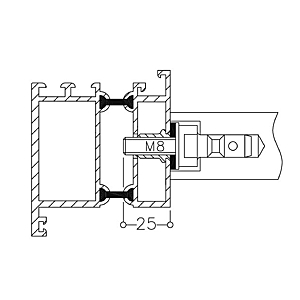 visuel1 Kit de fixation pour bâton de maréchal MU1.3H