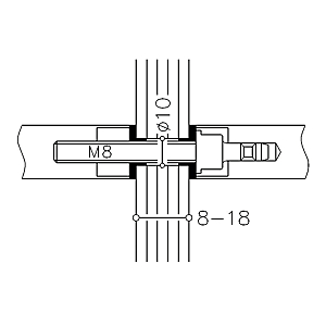 visuel1 Kit de fixation pour bâton de maréchal