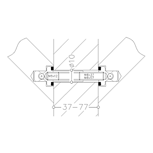 visuel1 Kit de fixation pour bâton de maréchal STG 500 1500