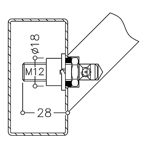 visuel2 Kit de fixation pour bâton de maréchal STG