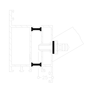 visuel1 Kit de fixation pour bâton de maréchal 500 1500