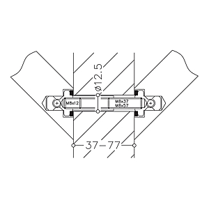 visuel2 Kit de fixation pour bâton de maréchal STG 500 1500