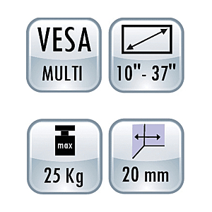 visuel3 Support écran plat simple ajustable