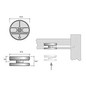 visuel2 Boîtier excentrique sans rebord