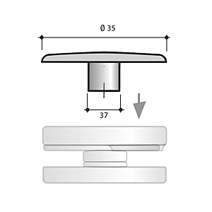visuel2 Cache plastique excentrique Permo