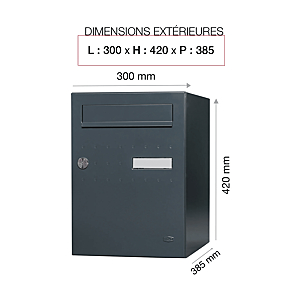 visuel6 Boite aux lettres/colis Eclipse