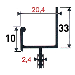 visuel3 Poignée profil de meuble 