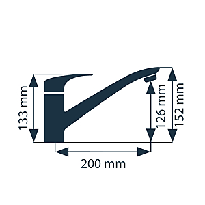 visuel1 Mitigeur d'évier bas Venado