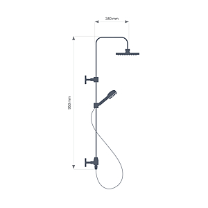visuel2 Colonne de douche mitigeur thermostatique Dervenn