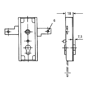 visuel1 Serrure en applique multipoints 1.656.0000.010