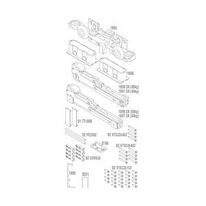 visuel4 Kit complet coulissant Sisco 1800 Hidden