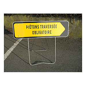 visuel4 Panneau temporaire pour piétons