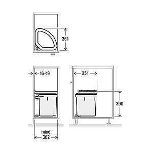 visuel3 Poubelle tournante pour meuble