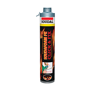 visuel1 Mousse polyuréthane expansive coupe-feu pistolable Click & Fix