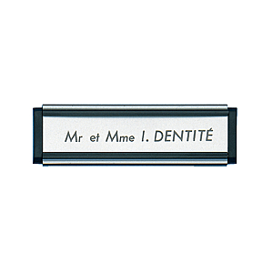 visuel1 Plaque porte-étiquette PAS
