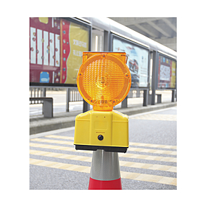 visuel2 Lampe de chantier clignotante solaire