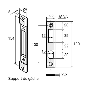 visuel2 Jeu de 2 gâches haut et bas 2840.24.0RB