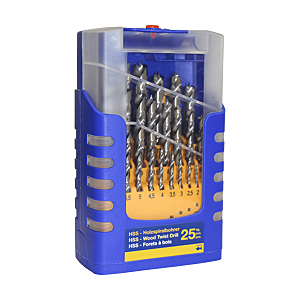 visuel2 Coffret 25 forets HSS à bois