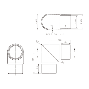 visuel3 Raccord coudé 90° angle vif n°170