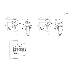 visuel3 Raccord articulé pour lisse n°14