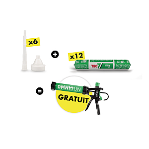 visuel1 Kit Promobox colle Tec7 + pistolet Omnigun