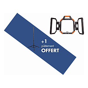 visuel1 Projecteur LED portable 3 volets avec trépied offert