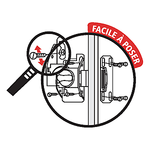 visuel2 Verrou à bouton tournant Universel