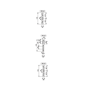 visuel3 Jeu de gâches pour serrure Trimax