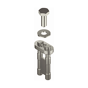 visuel1 Kit 2 clips de fixation pour profil de masquage