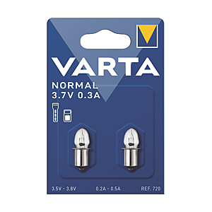 visuel1 Carte de 2 ampoules argon de rechange 3,70 V pour torche