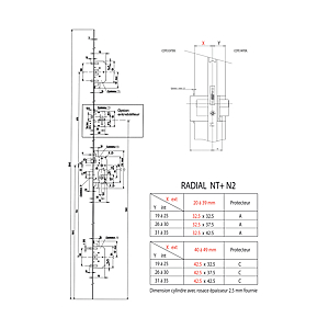 visuel2 Serrure à encastrer Trilock 5900 A2P**